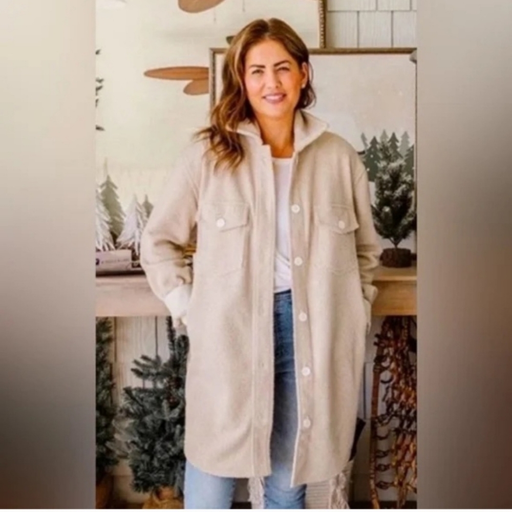 Jackson Rowe and Jillian Harris jacket